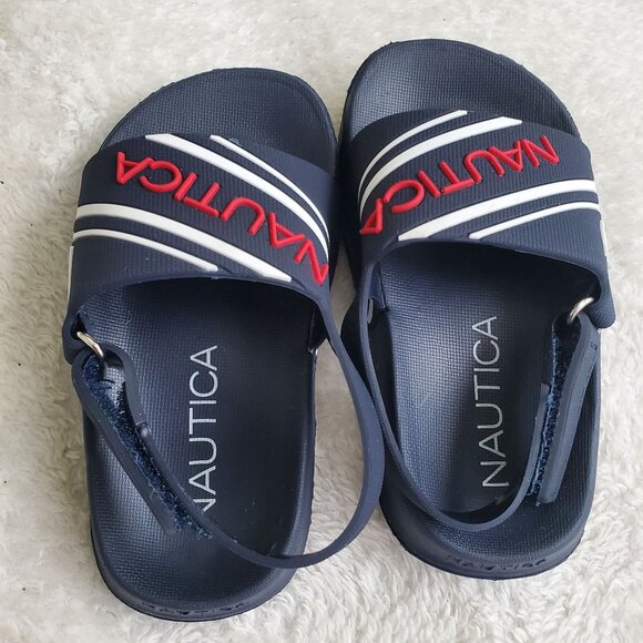 Nautica Other - Nautica Toddler's boys sandals Size US 5 blue velcro closure nwot